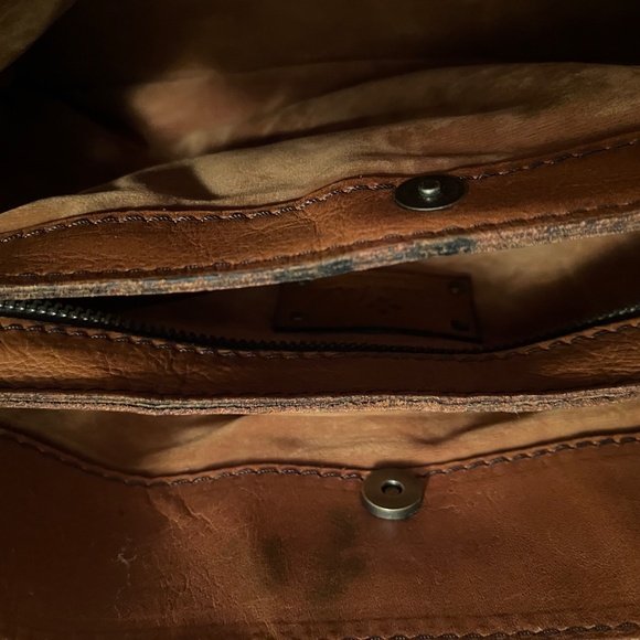 Patricia Nash Italian Leather PatchWork Tote HandBag Purse - Picture 8 of 12